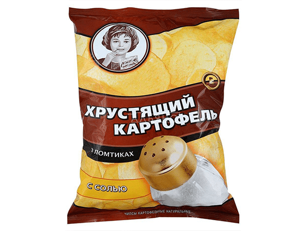 Картофельные чипсы "Девочка" 40 гр. в Воскресенске