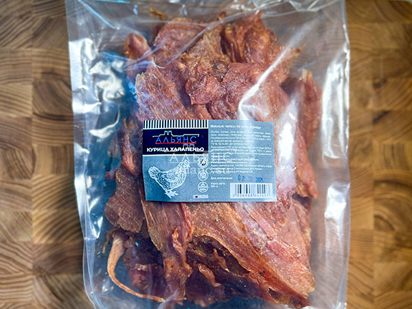 Мясо (АЛЬЯНС) вяленое курица 500гр "С халапеньо" в Воскресенске
