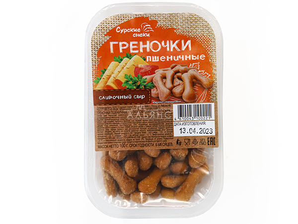 Сурские (ПШЕНИЧНЫЕ) Сливочный сыр (100 гр) в Воскресенске