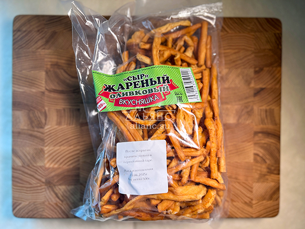 Жареный сыр "ВКУСНЯШКА" (Оливковый) 500гр. в Воскресенске