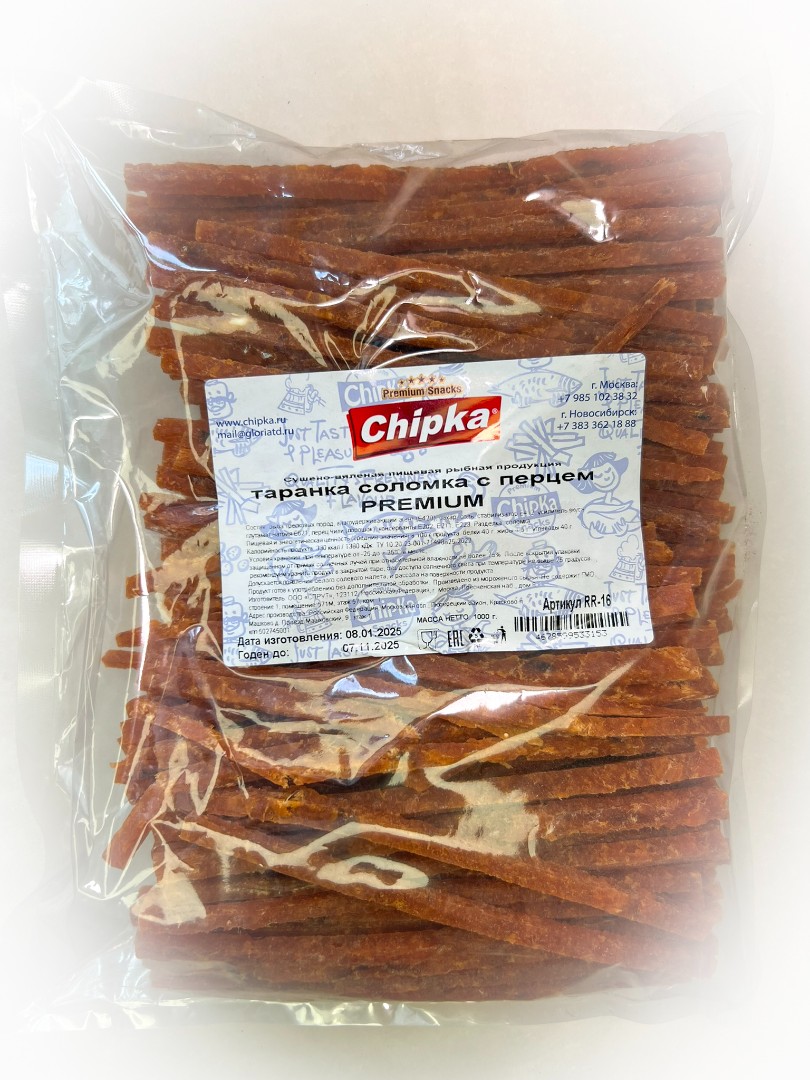 Таранка с перцем (соломка) (Chipka ПРЕМИУМ) в Воскресенске