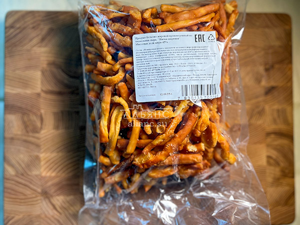 Нитка ЖАРЕНАЯ  Oktobersnack1 кг (сырный продукт) в Воскресенске