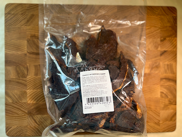 Мясо (АЛЬЯНС) Говяжье сердце 500 гр. "ЧИПСЫ" в Воскресенске