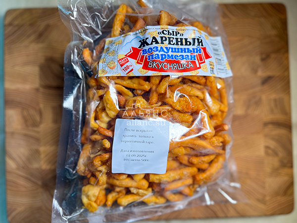 Жареный сыр "ВКУСНЯШКА" со вкусом пармезан (500 гр) в Воскресенске
