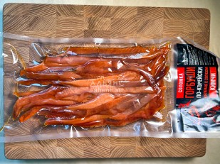 Арахис в глазури: Горбуша соломка по-корейски