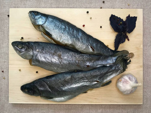 Морской коктейль (500гр): Форель радужная вяленая