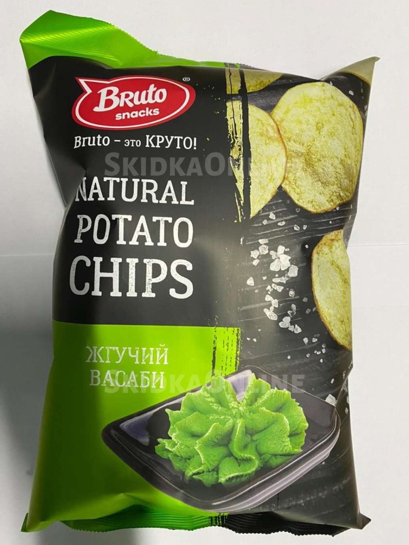 Картофель «Бруто» со вкусом васаби 130 гр. в Воскресенске