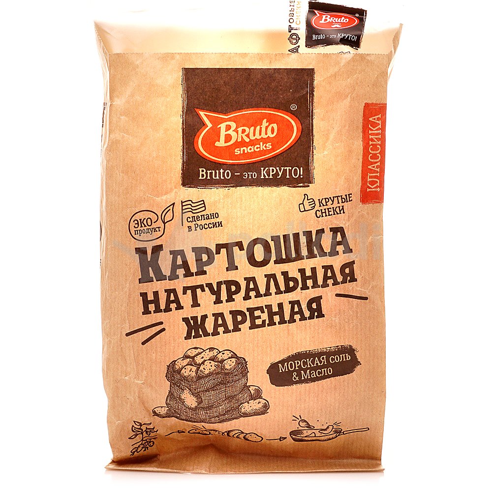 Картофель «Бруто» с солью 70 гр. в Воскресенске