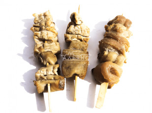 Щупальца кальмара гигантского х/к: Шашлычок из щуки холодного копчения