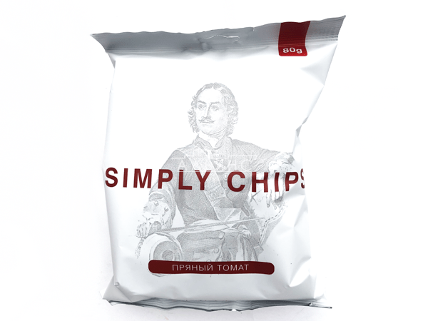 Картофельные чипсы "Simple chips" Пряный томат 80 гр. в Воскресенске